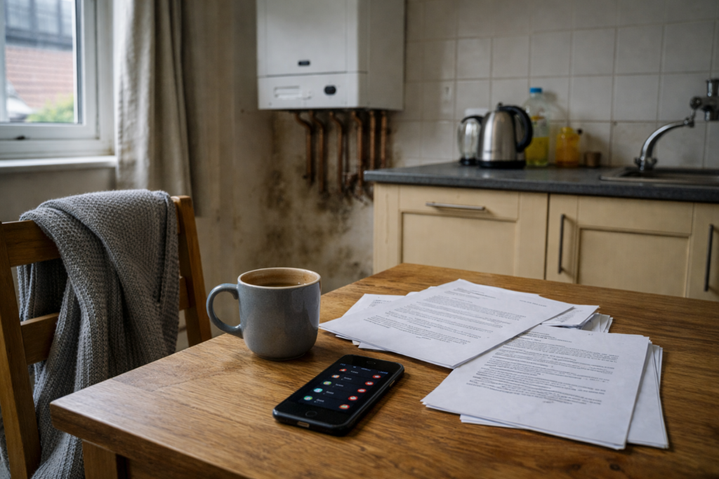 Boiler broken and landlord not responding