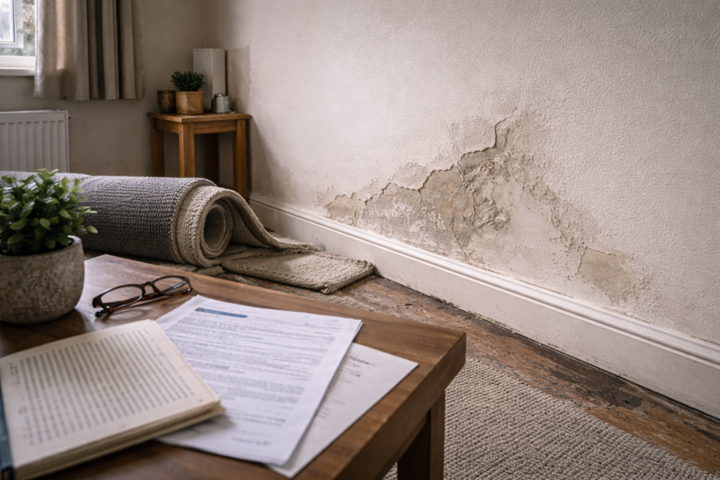 Landlord claims damage is tenant’s responsibility