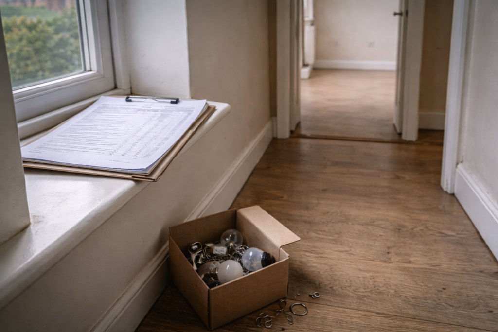 Inventory dispute at end of tenancy