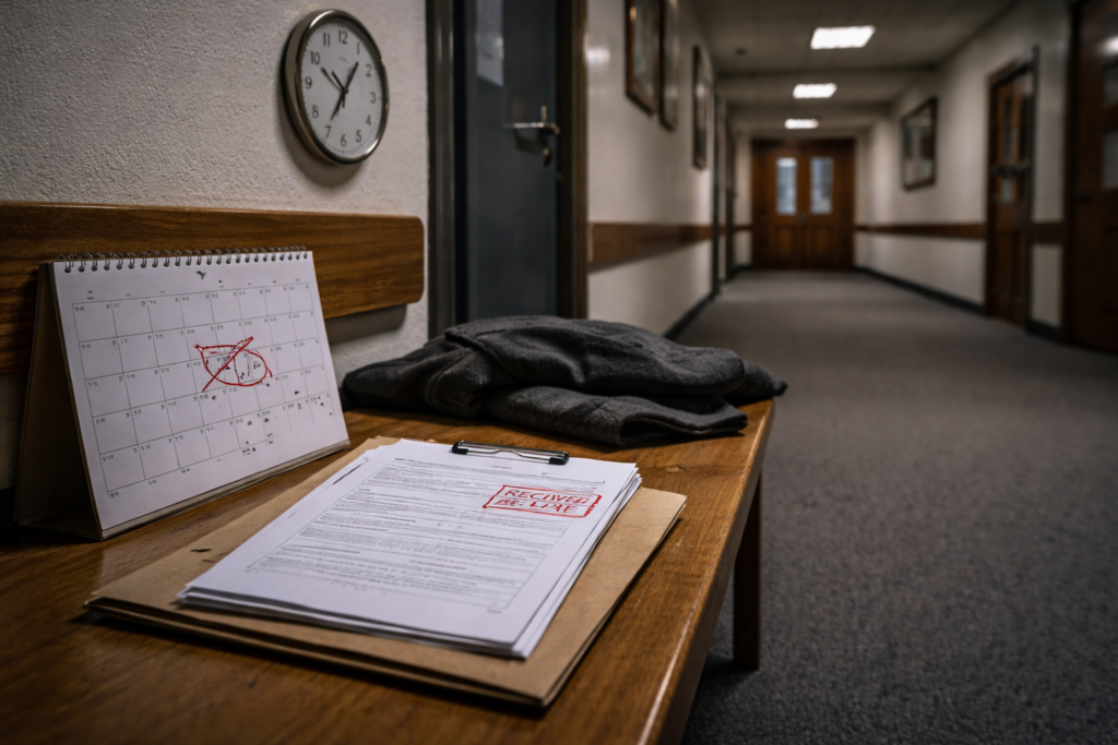 Missed small claims deadline — what now