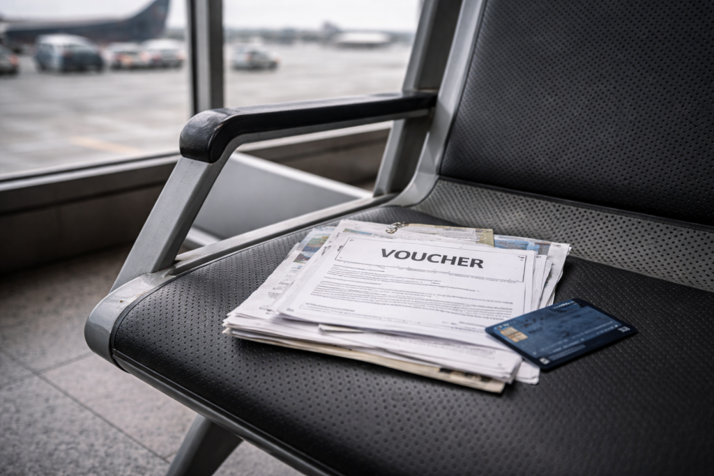 Voucher issued instead of refund