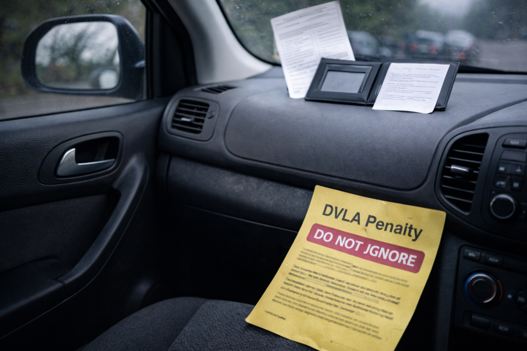 DVLA penalty issued due to admin delay