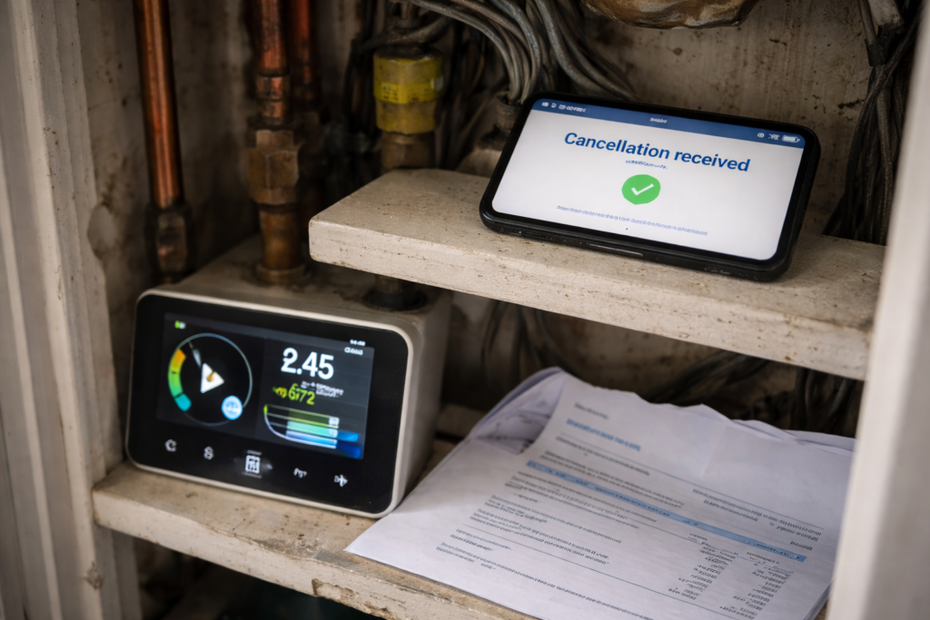 Cancellation acknowledged but service continues billing